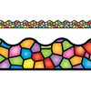 Trend Enterprises Stained Glass Terrific Trimmers®, 39 Feet/Pack, PK6 T92136